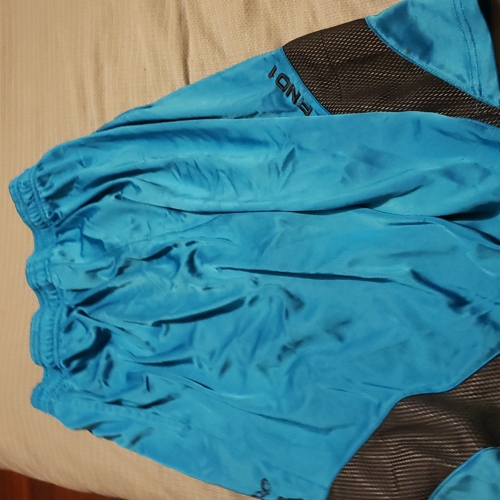 Blue shorts